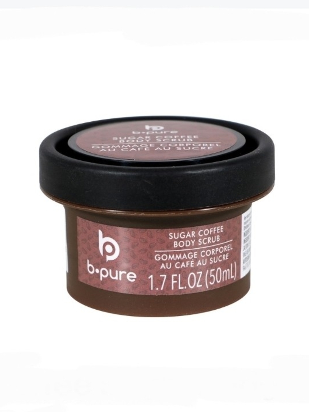 B-Pure Sugar Coffee Body Scrub 1.7oz 50mL Exfoliating Skin Polish BNIB